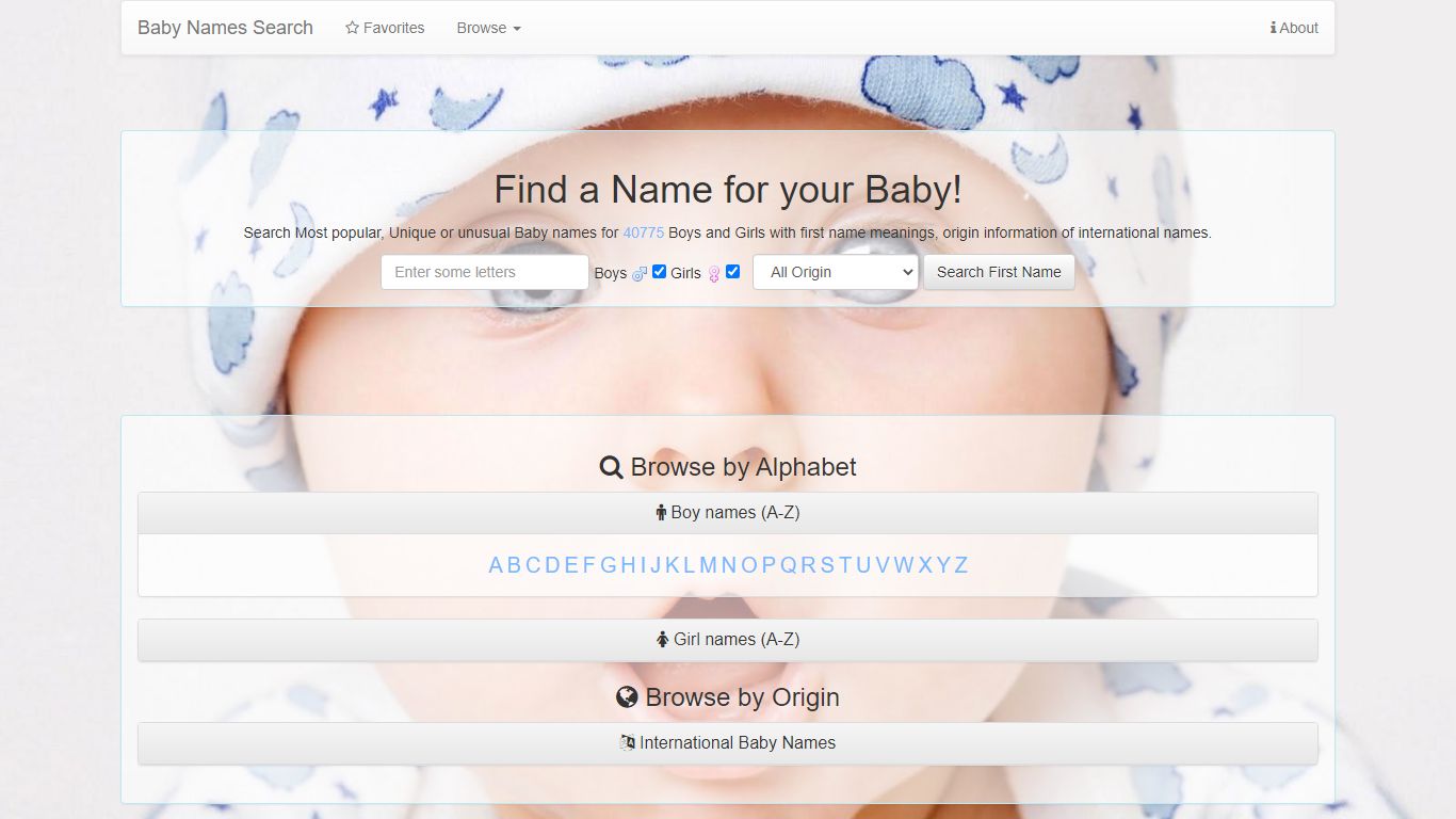Find a Name for your Baby! | Baby Names Search